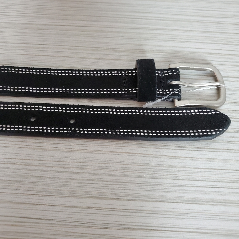NWOT Melrose & Market Women's Black Leather Belt